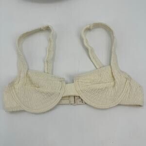 Nasty Gal Cream bikini top